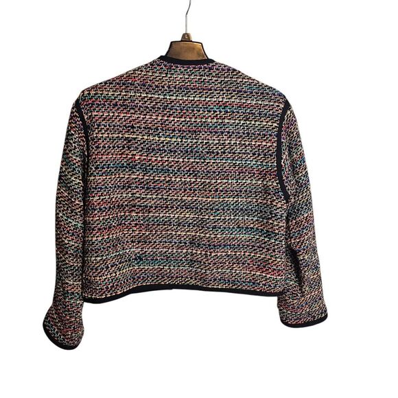 Vintage Giancarlo Ferrari Zip‎ Up Silk Jacket. Size Large Retro Fashion - Picture 5 of 6